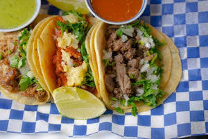 Tacos Tripitas (beef tripe)
